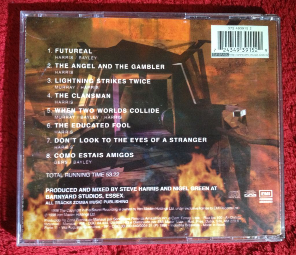 Virtual XI - Iron Maiden (CD - 5322) music collectible [Barcode 724349391529] - Main Image 2