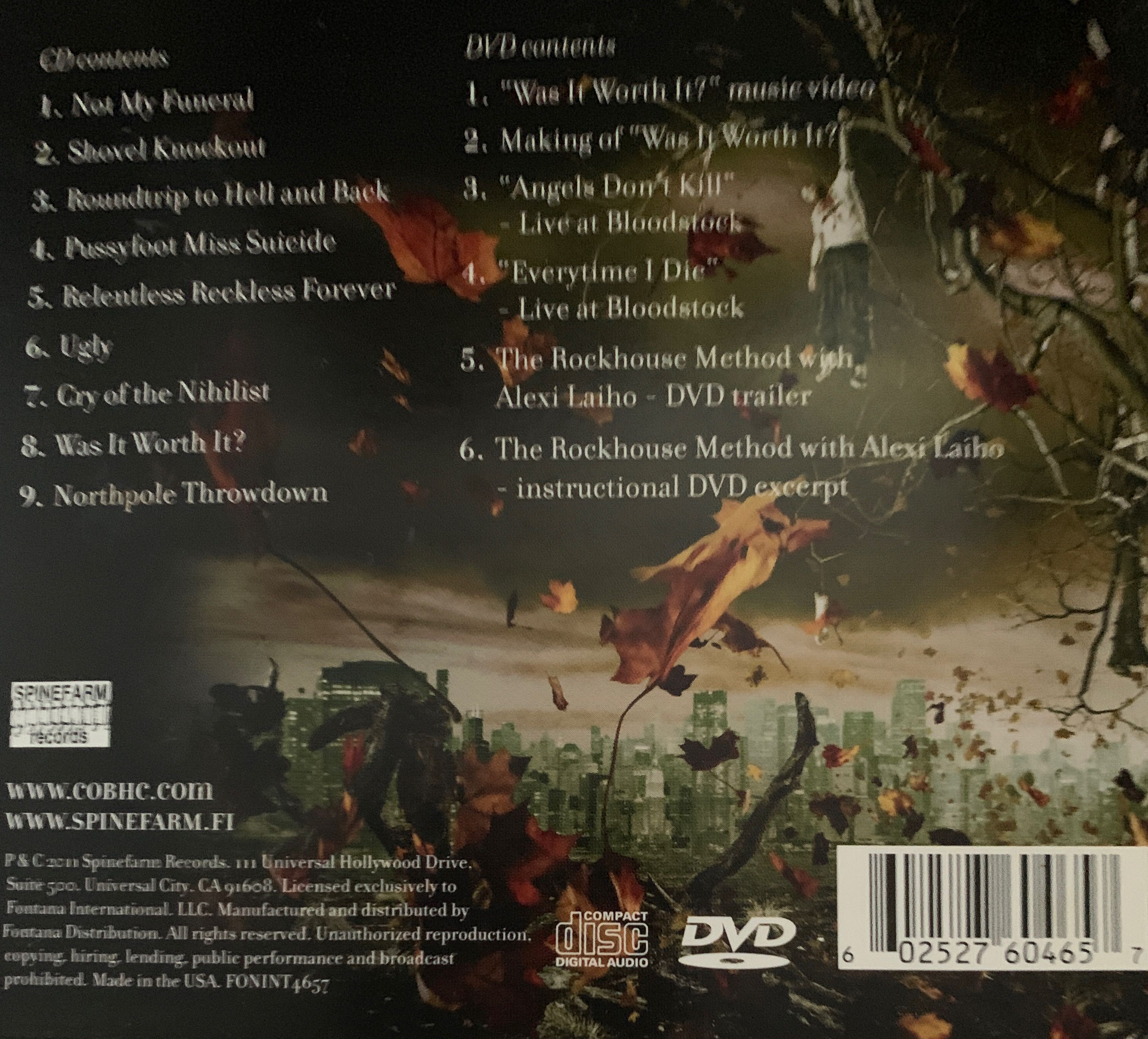 Relentless Reckless Forever - Children Of Bodom (CD/DVD) music collectible [Barcode 602527604657] - Main Image 2