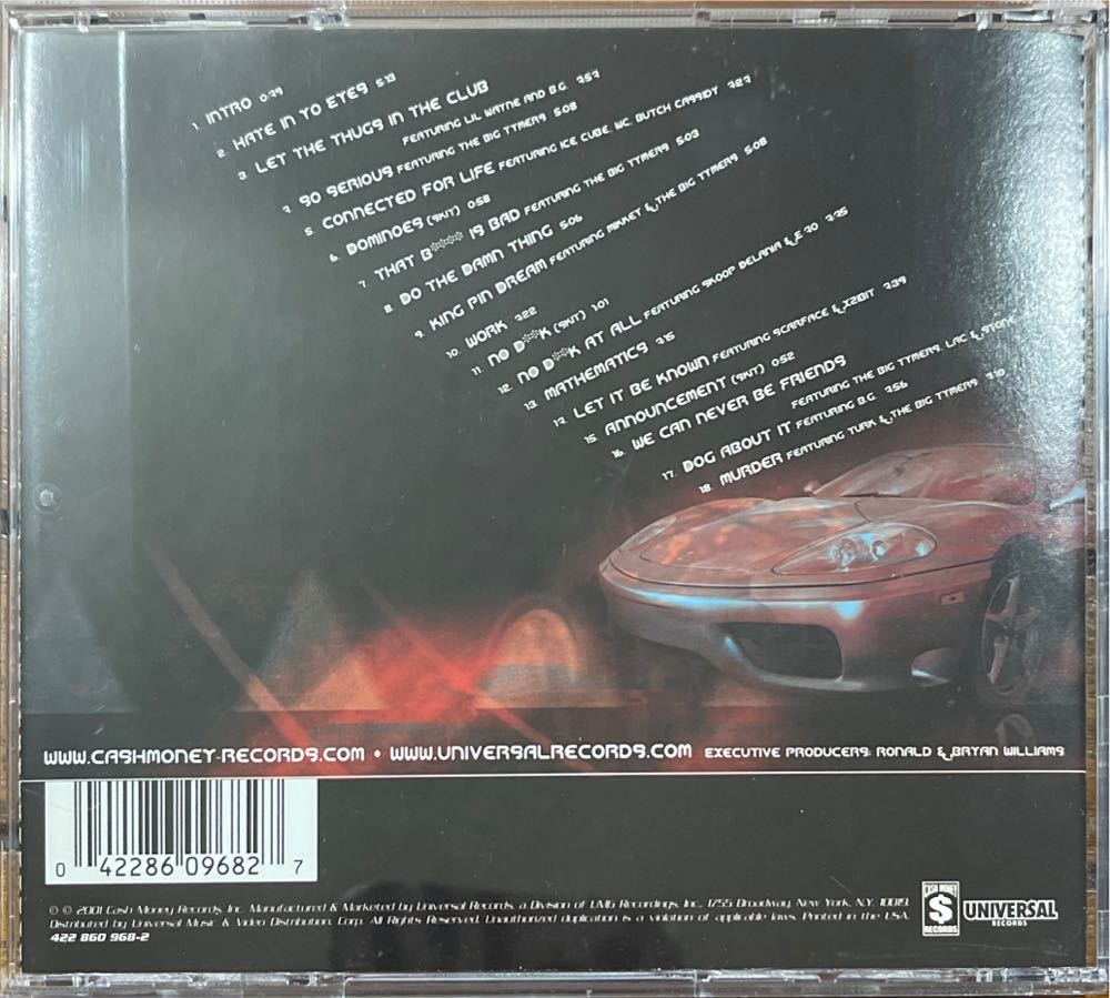 Mack 10 (2001) - Bang or Ball - Mack 10 (CD) music collectible [Barcode 042286096827] - Main Image 2