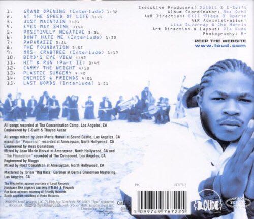 At The Speed Of Life - Xzibit (CD) music collectible - Main Image 2