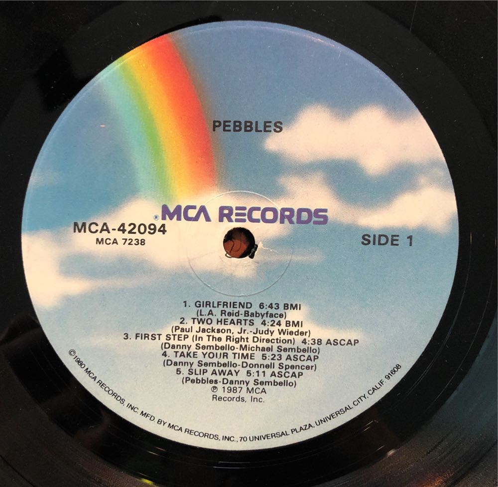Pebbles - Pebbles (12”) music collectible [Barcode 076742209414] - Main Image 3