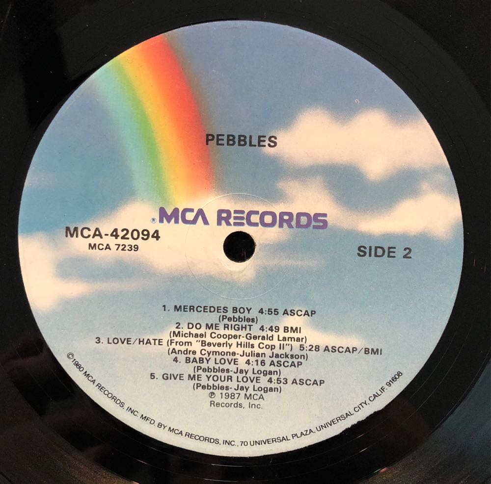 Pebbles - Pebbles (12”) music collectible [Barcode 076742209414] - Main Image 4
