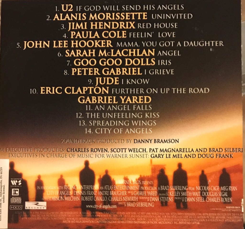 City Of Angels - Various Artists (CD - 71) music collectible - Main Image 2