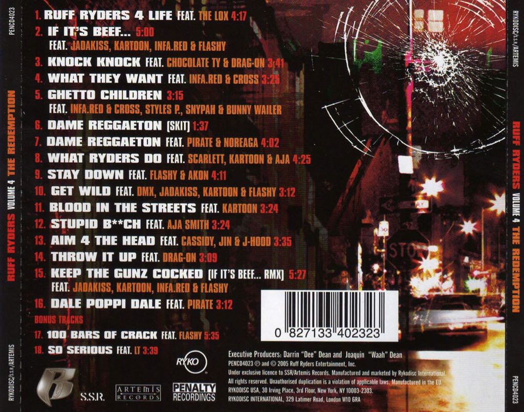 Redemption 4 - Ruff Ryders (CD) music collectible [Barcode 699675171322] - Main Image 2