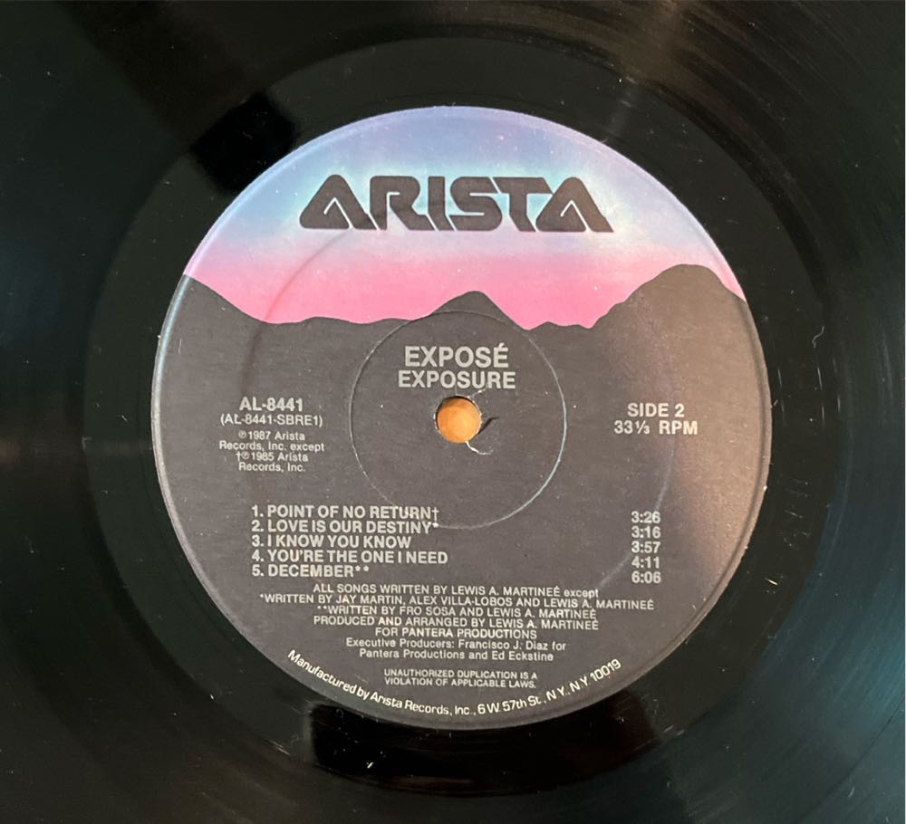 Exposure - Expose’ (12”) music collectible [Barcode 4007192081479] - Main Image 4