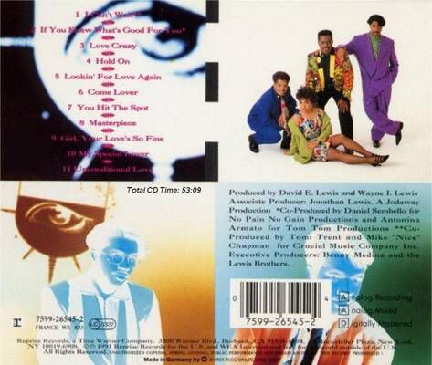 Love Crazy - Atlantic Starr (CD - 52:32) music collectible [Barcode 075992654524] - Main Image 2