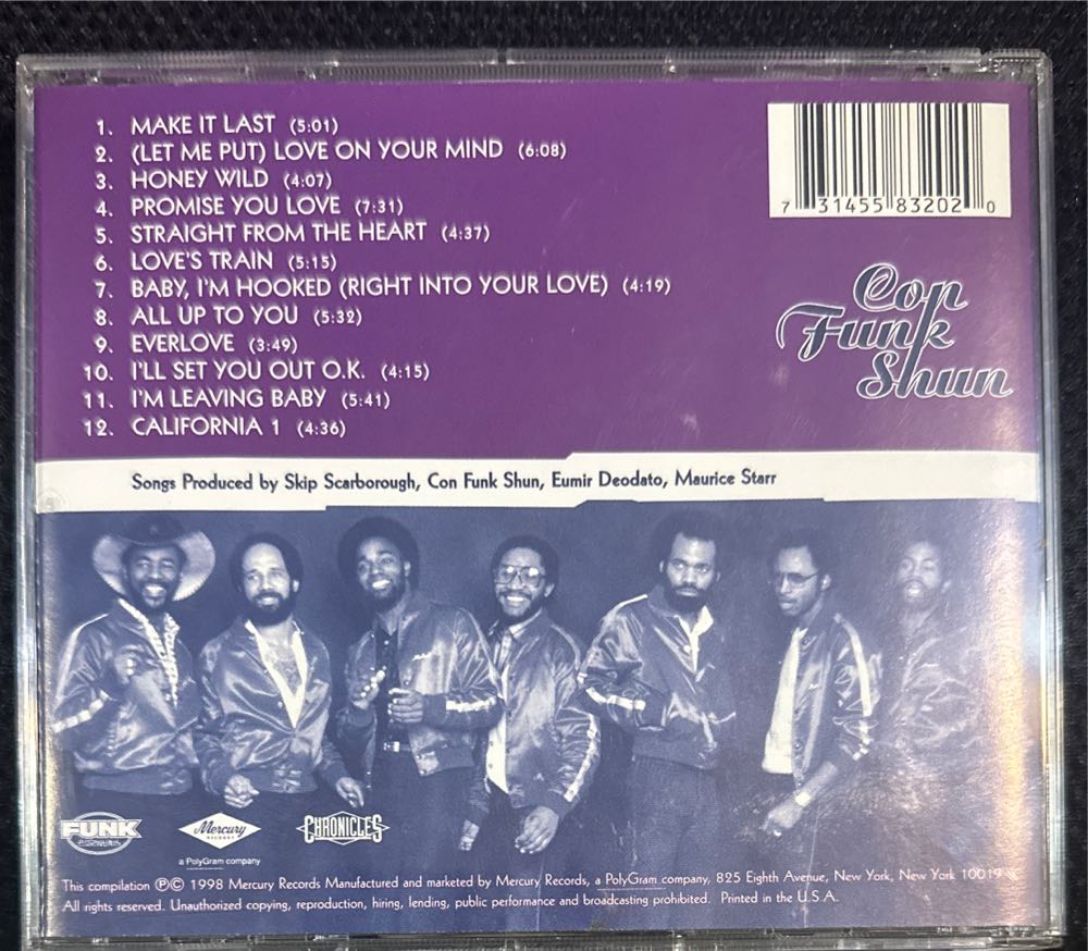 The Ballads Collection - Con Funk Shun (CD) music collectible [Barcode 731455832020] - Main Image 2