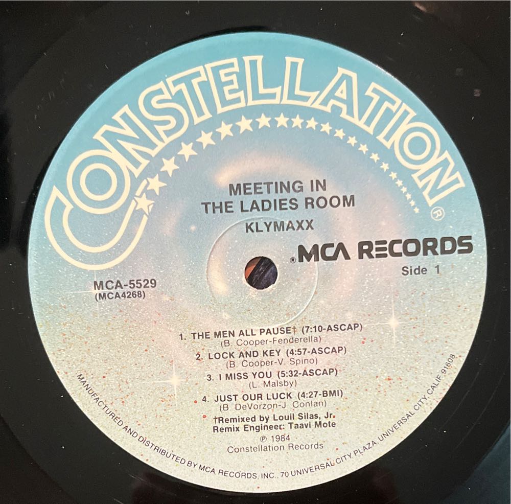 Meeting in The ladies room - Klymaxx (12”) music collectible [Barcode 076731106427] - Main Image 3