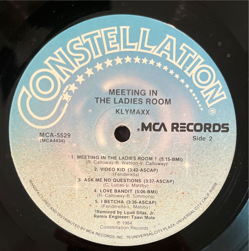Meeting in The ladies room - Klymaxx (12”) music collectible [Barcode 076731106427] - Main Image 4