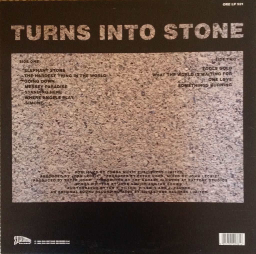 Turns Into Stone - Stone Roses (12”) music collectible [Barcode 5013705903816] - Main Image 2