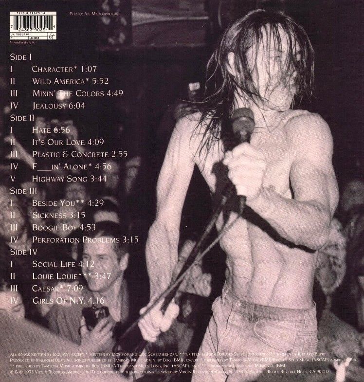 American Caesar - Iggy Pop (CD) music collectible [Barcode 724383902521] - Main Image 2