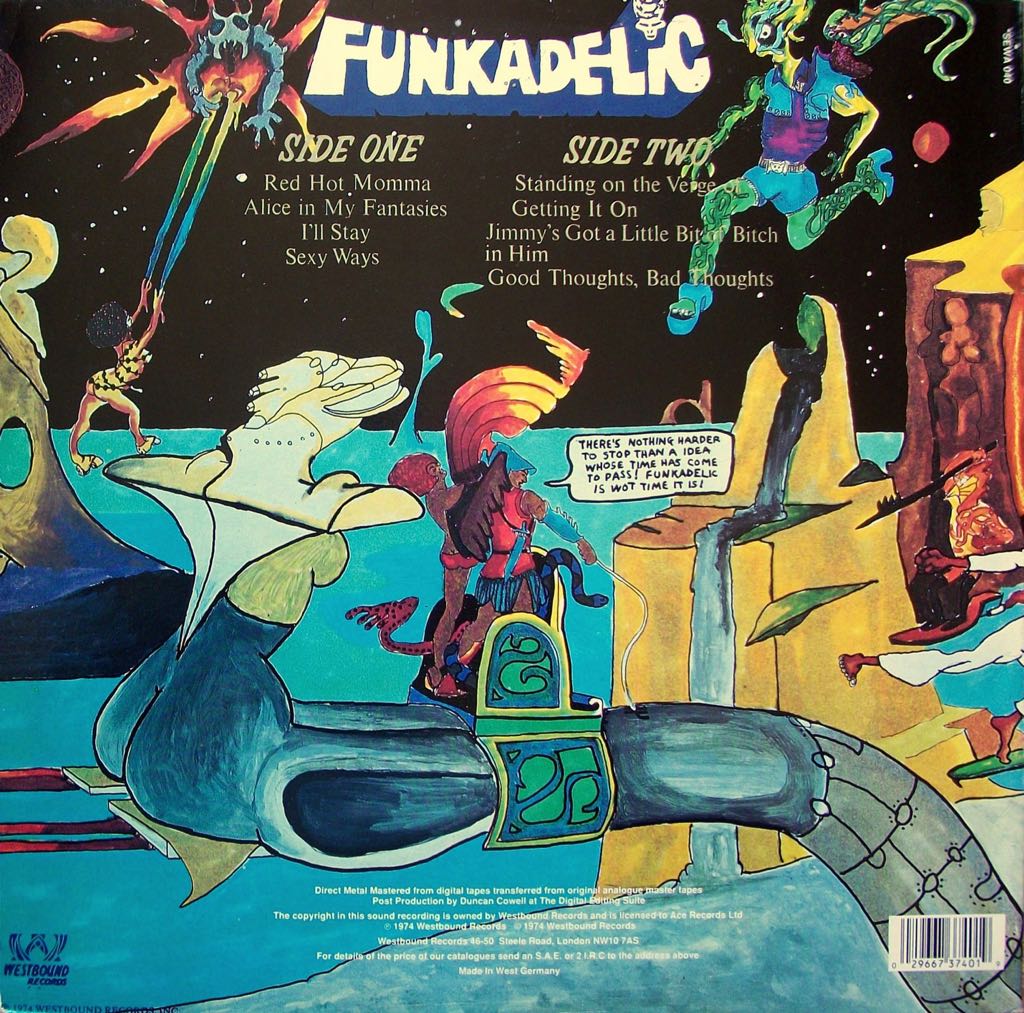 Standing on the Verge of Getting It On - Funkadelic (12” - 38) music collectible - Main Image 2