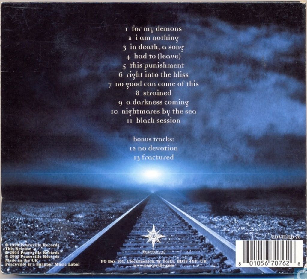 Tonights Decision - Katatonia (CD - 64) music collectible [Barcode 801056707628] - Main Image 2