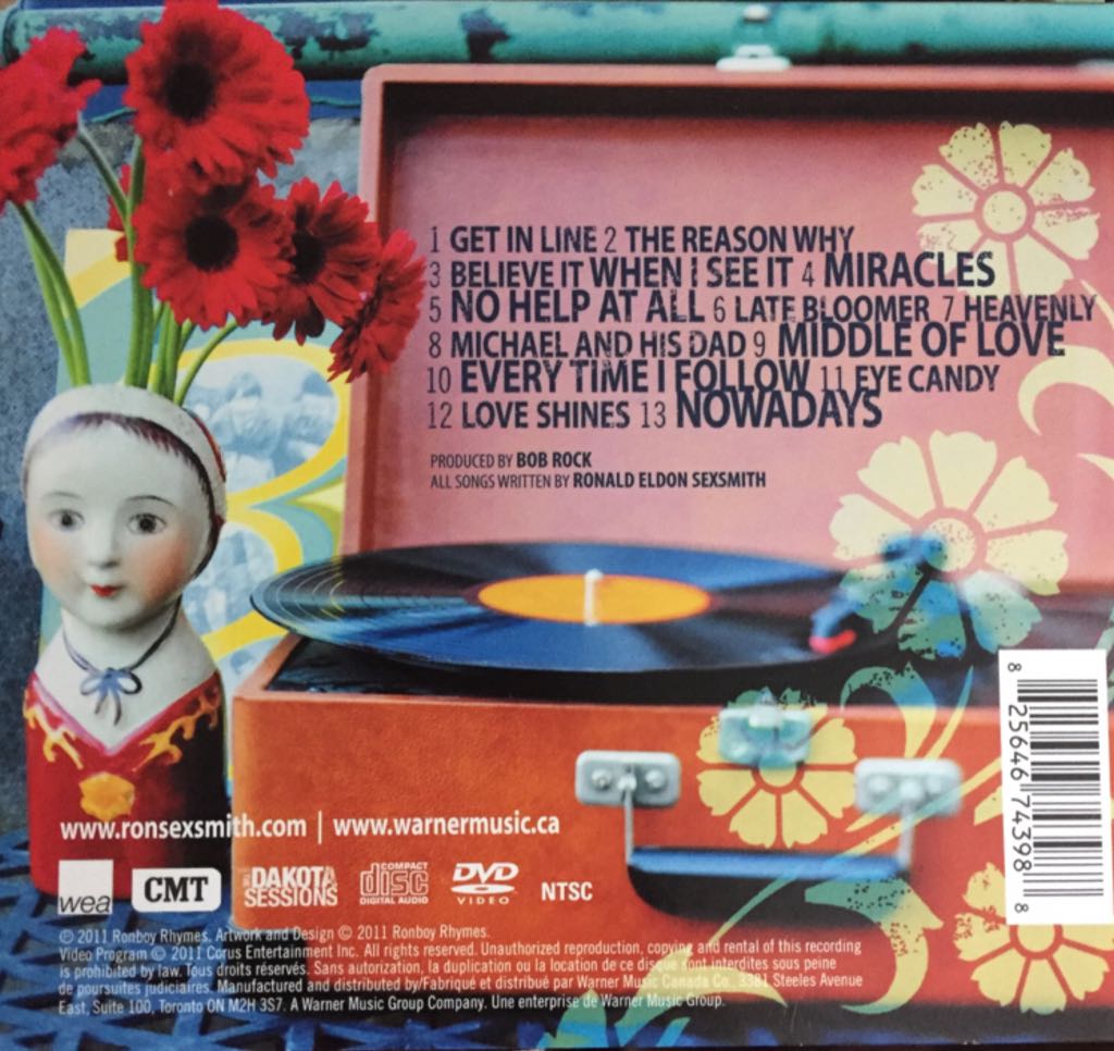 Long Player Late Bloomer - Sexsmith, Ron (CD/DVD) music collectible [Barcode 825646743988] - Main Image 2