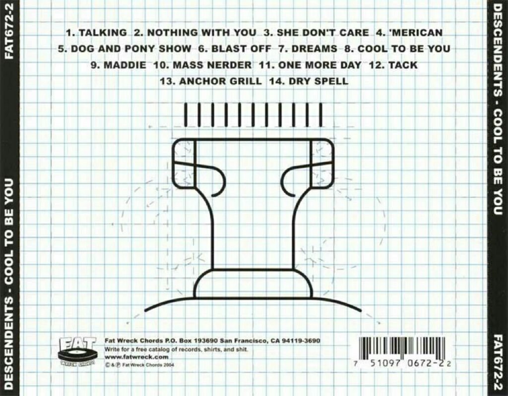 Cool To Be You - Descendents (12”) music collectible [Barcode 751097067215] - Main Image 2