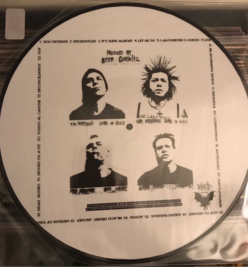 Rancid - Rancid (12”) music collectible [Barcode 089553350015] - Main Image 2