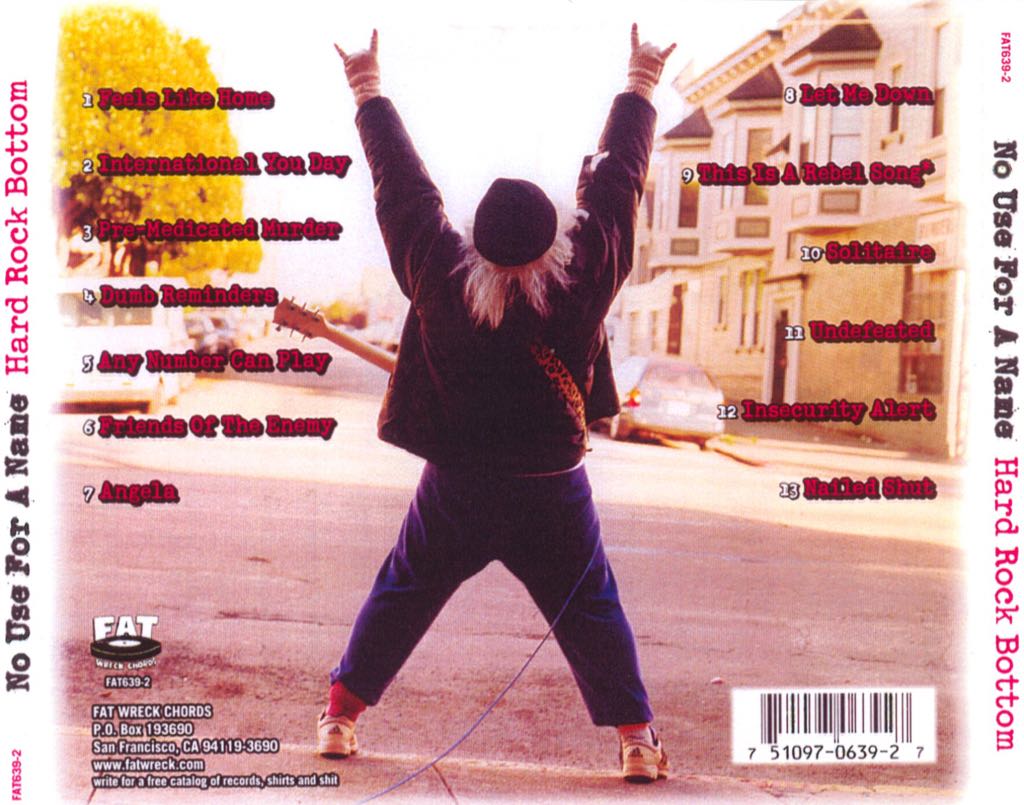 Hard Rock Bottom - No Use For A Name music collectible - Main Image 2