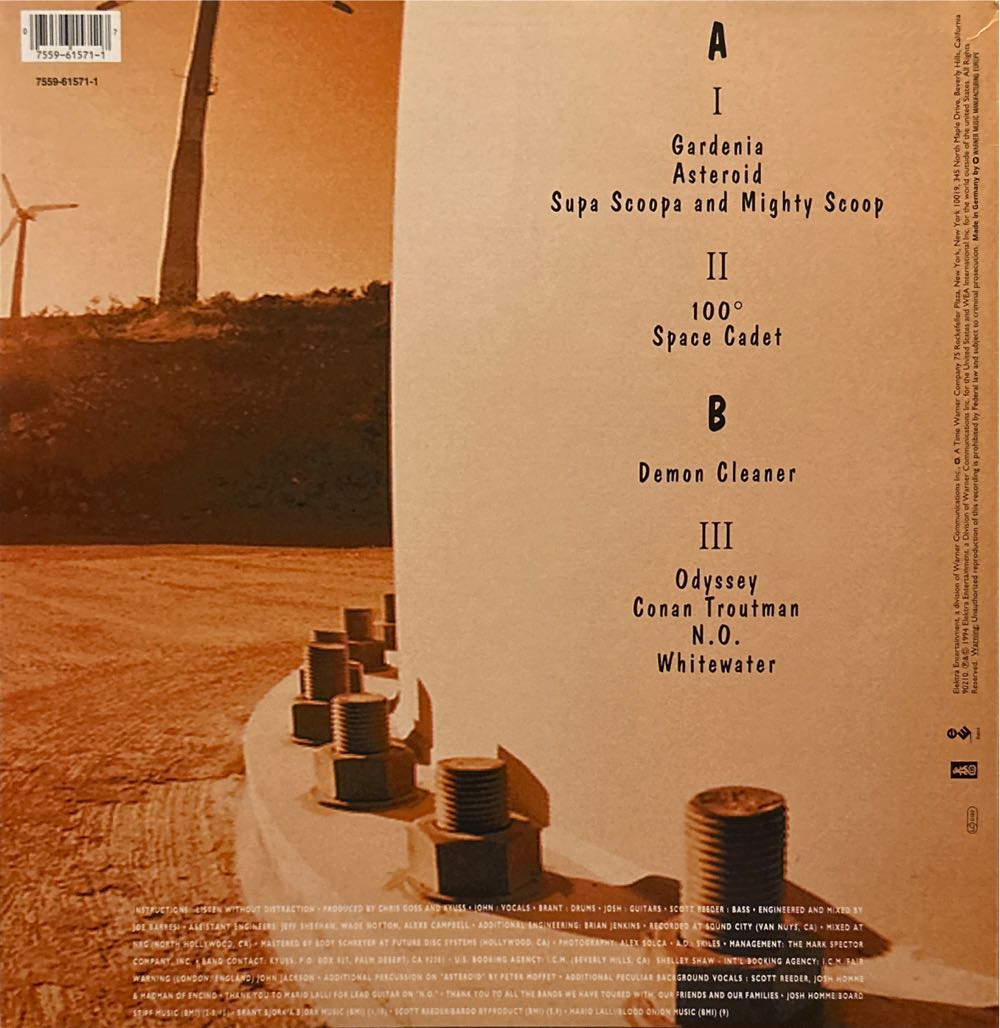 welcome to sky valley - Kyuss (12”) music collectible [Barcode 075596157117] - Main Image 2