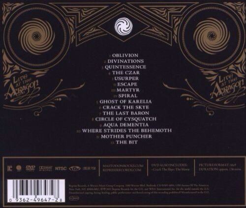 Live at the Aragon - Mastodon (CD/DVD - 7340) music collectible [Barcode 093624964728] - Main Image 2