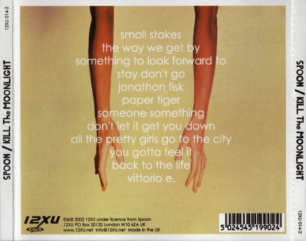 Kill The Moonlight - Spoon (CD) music collectible [Barcode 036172951529] - Main Image 2