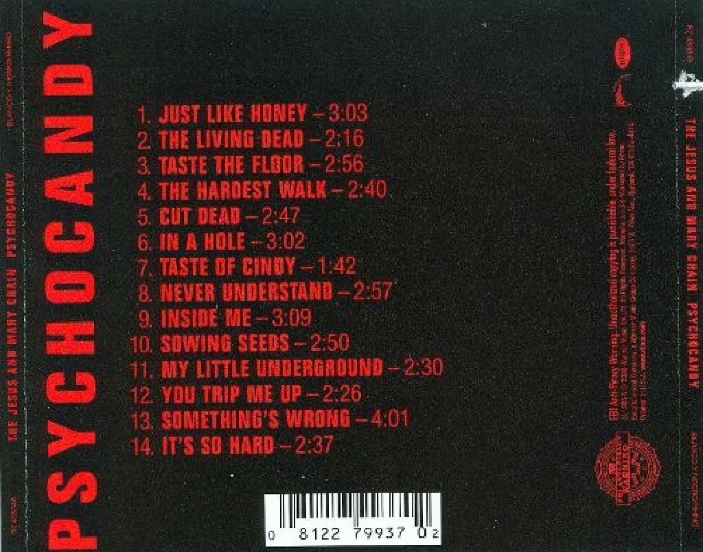 Psychocandy - Jesus And Mary Chain (CD) music collectible - Main Image 2