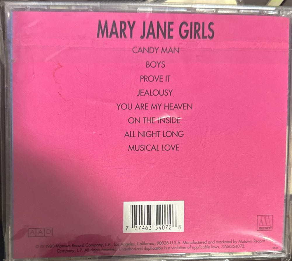 Mary Jane Girls - Mary Jane Girls (CD) music collectible [Barcode 737463540728] - Main Image 2