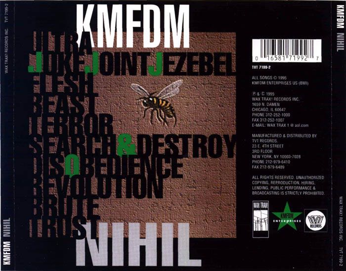 NIHIL - REMOVE - KMFDM (CD - 49) music collectible [Barcode 016581719927] - Main Image 2