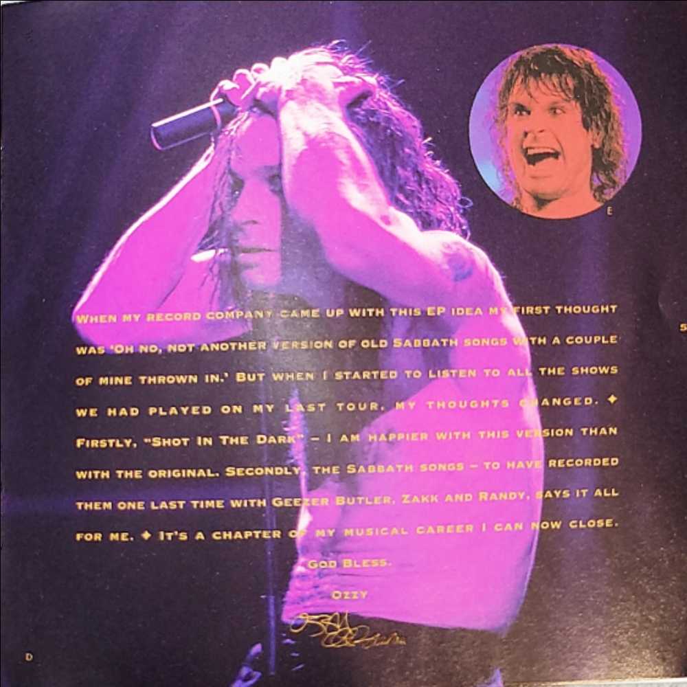 Just Say Ozzy - Ozzy Osbourne (CD - 30) music collectible [Barcode 5099748151728] - Main Image 4