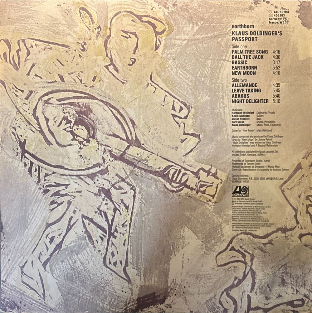 Earthborn - Passport (12”) music collectible [Barcode 664140803428] - Main Image 2