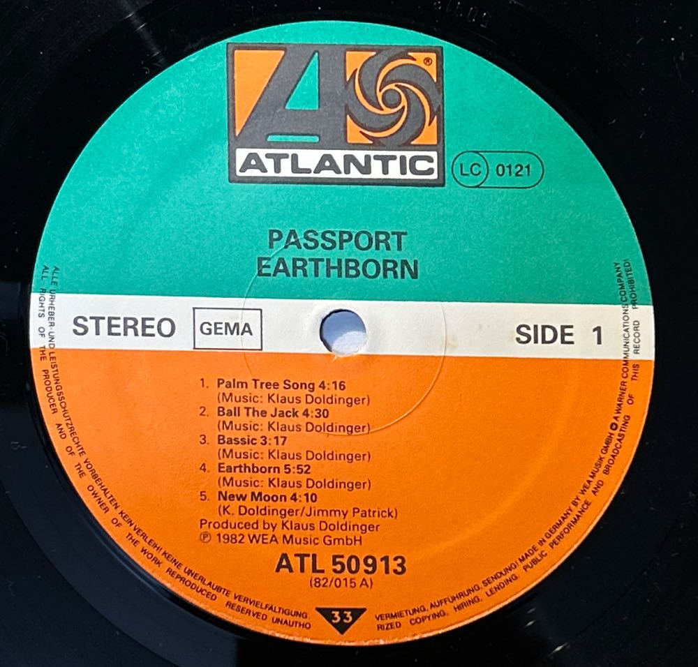 Earthborn - Passport (12”) music collectible [Barcode 664140803428] - Main Image 3