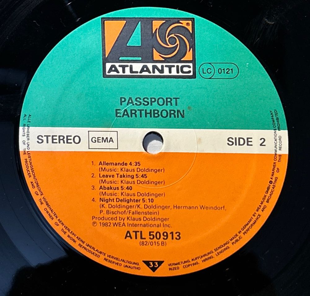 Earthborn - Passport (12”) music collectible [Barcode 664140803428] - Main Image 4