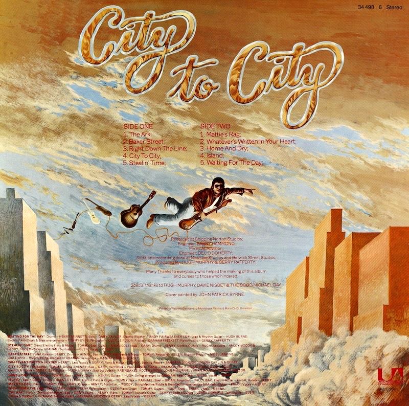 City To City - Rafferty, Gerry (12” - 51) music collectible - Main Image 2