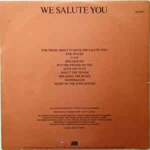 For Those About To Rock - AC/DC (12” - 40) music collectible - Main Image 2