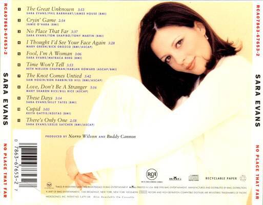 No Place That Far - Evans, Sara (CD) music collectible - Main Image 2
