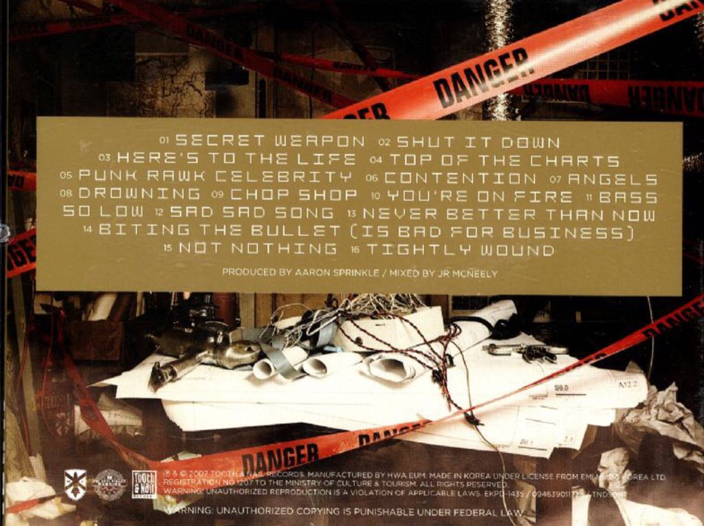 Secret Weapon - MxPx (CD) music collectible [Barcode 094639560622] - Main Image 2