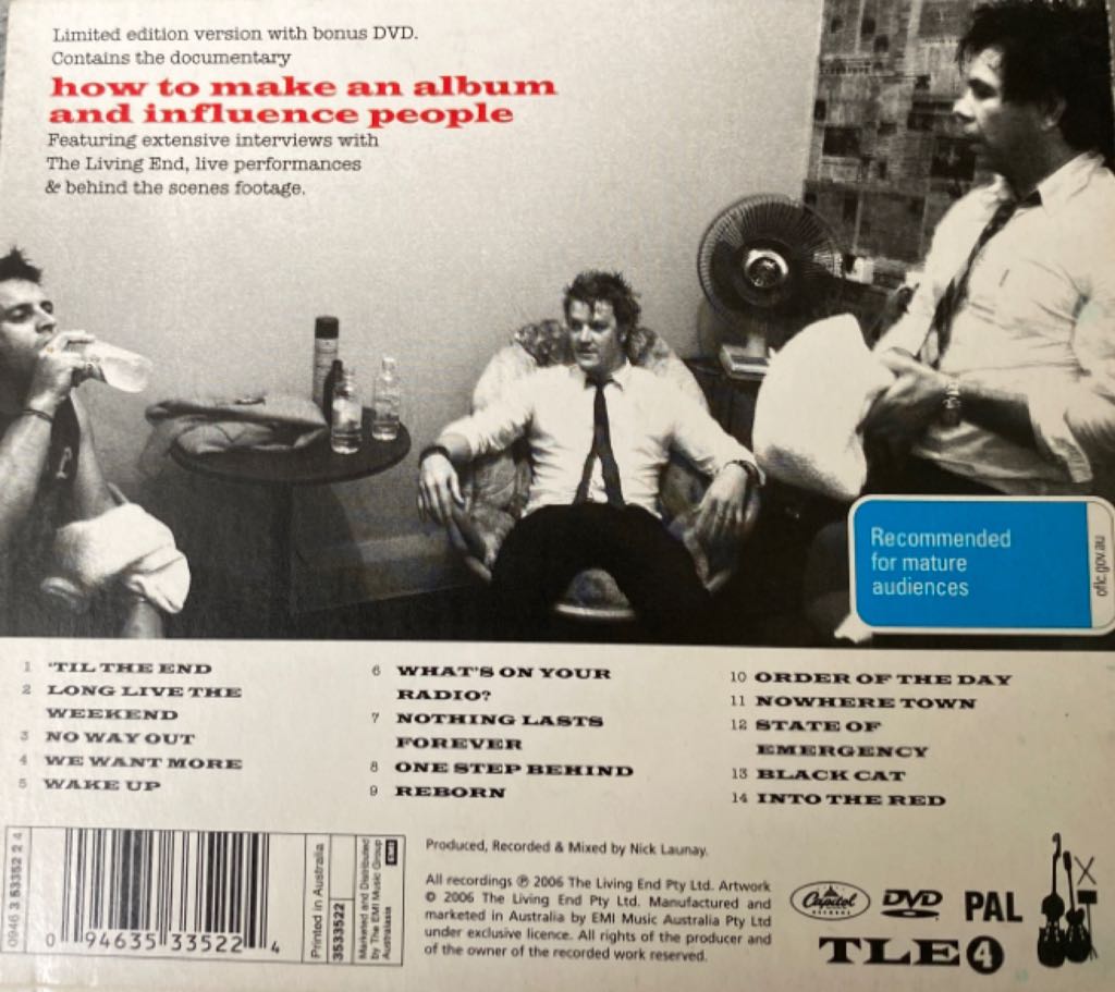 State of Emergency - The Living End (CD) music collectible [Barcode 094635335224] - Main Image 2