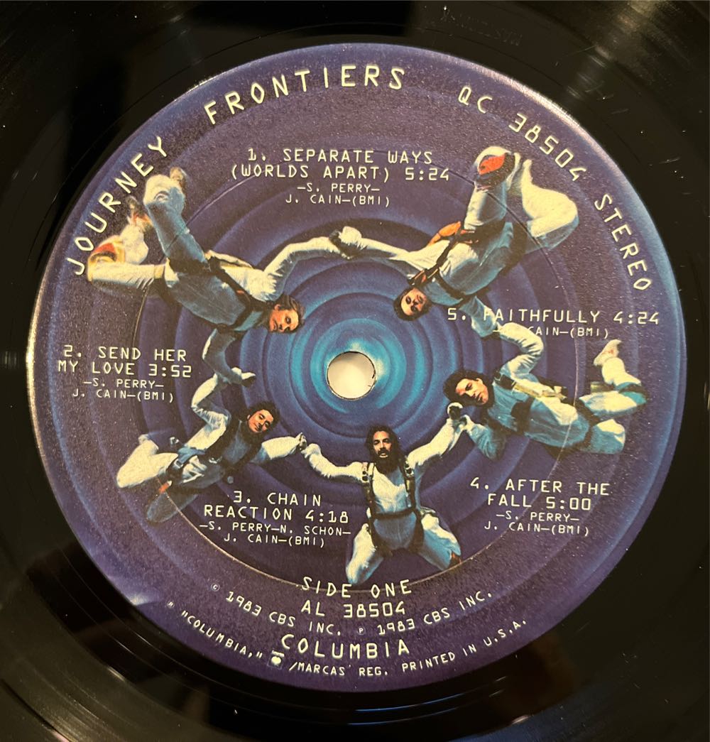 Frontiers - Journey (12”) music collectible - Main Image 3