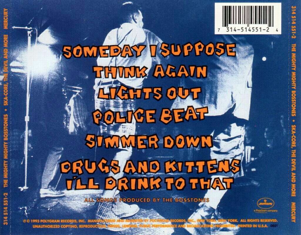 Ska-core The Devil And More - Mighty Mighty Bosstones, The (CD - 18:16) music collectible [Barcode 020831477826] - Main Image 2