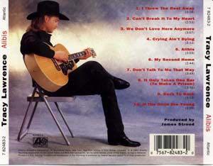 Alibis - Tracy Lawrence (CD - 31) music collectible - Main Image 2