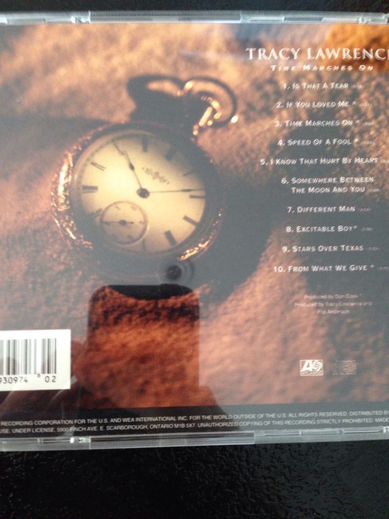 Time Marches on - Tracy Lawrence (CD) music collectible [Barcode 075678286629] - Main Image 2