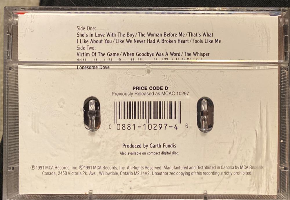 Trisha Yearwood - Yearwood, Trisha (Cassette) music collectible [Barcode 008811029746] - Main Image 2