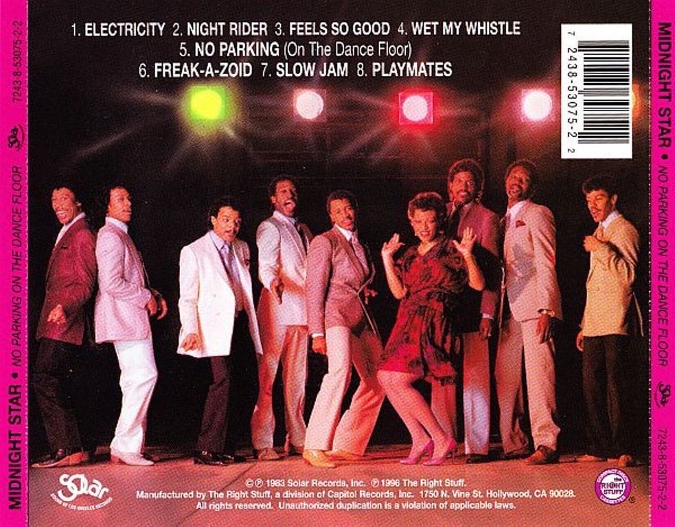 No Parking On The Dance Floor - Midnight Star (CD - 42) music collectible [Barcode 724385307522] - Main Image 2