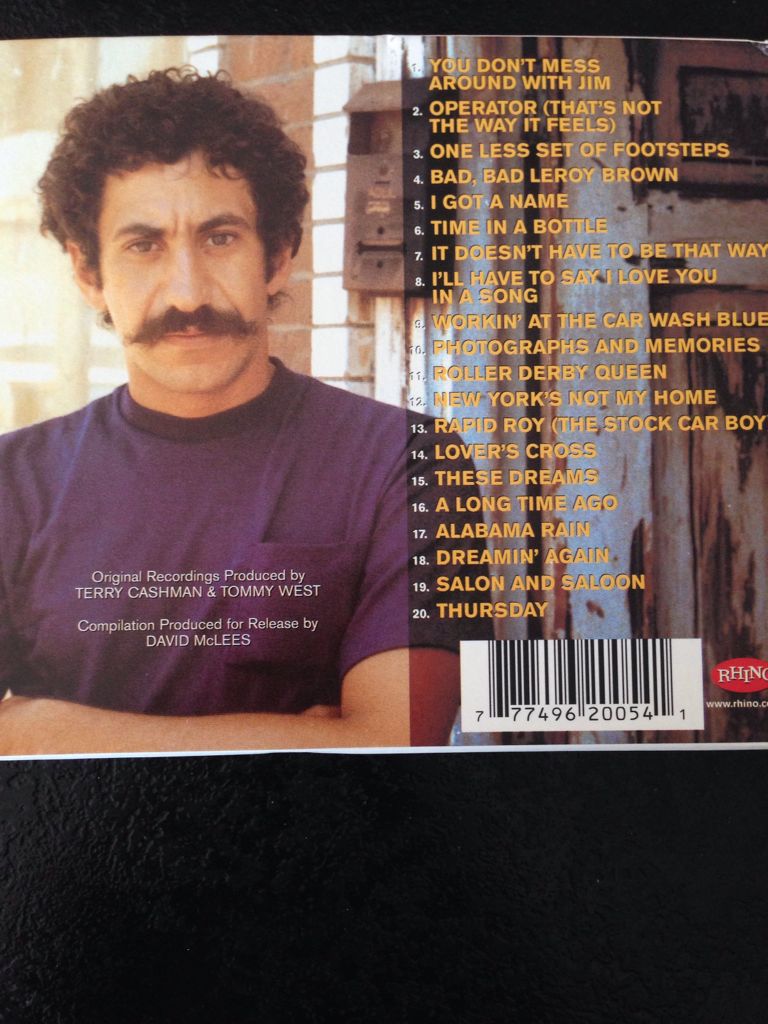 Classic Hits - Jim Croce (Cassette) music collectible [Barcode 9399746611245] - Main Image 2