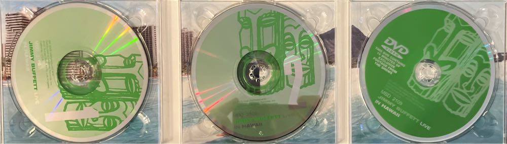 Jimmy Buffett Live In Hawaii - Buffett, Jimmy (CD/DVD) music collectible [Barcode 698268210929] - Main Image 3