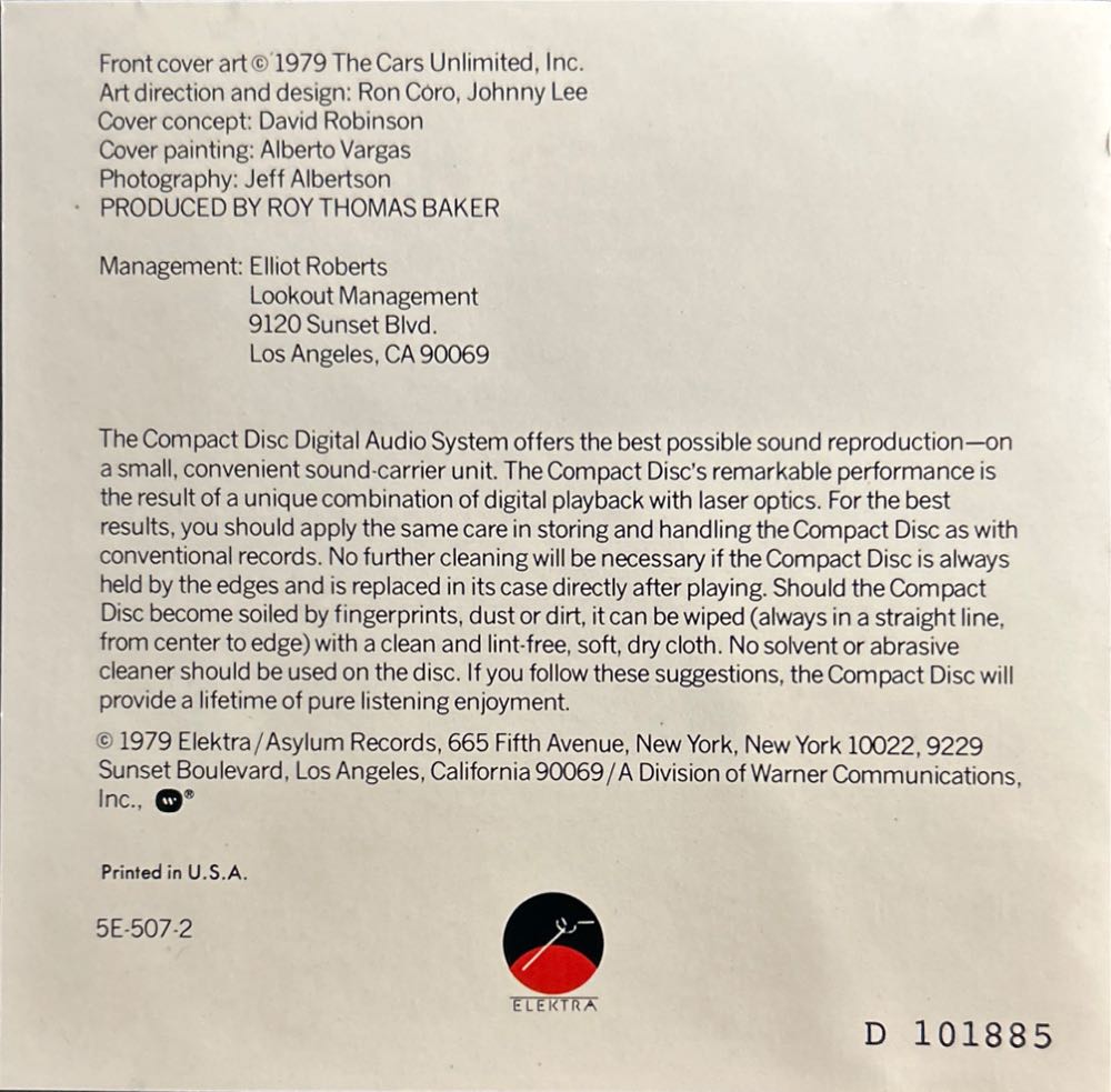 Candy-O - Cars, The (Cassette - 37) music collectible - Main Image 3