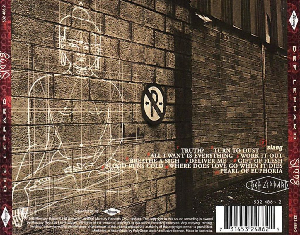 Slang - Def Leppard (CD - 24) music collectible [Barcode 731453249325] - Main Image 2