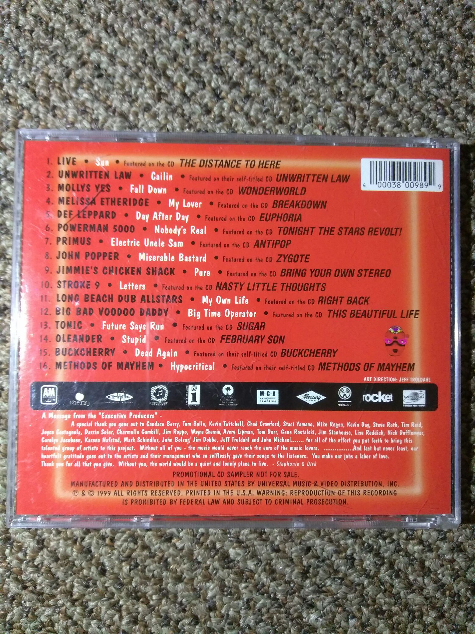 Headliners II - Various (CD) music collectible [Barcode 400038009899] - Main Image 2