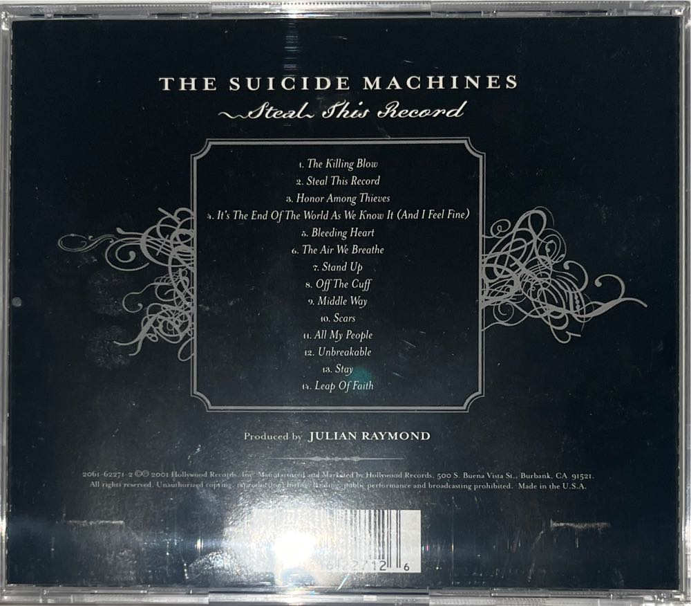 Steal This Record - Suicide Machines (CD) music collectible [Barcode 720616227126] - Main Image 2
