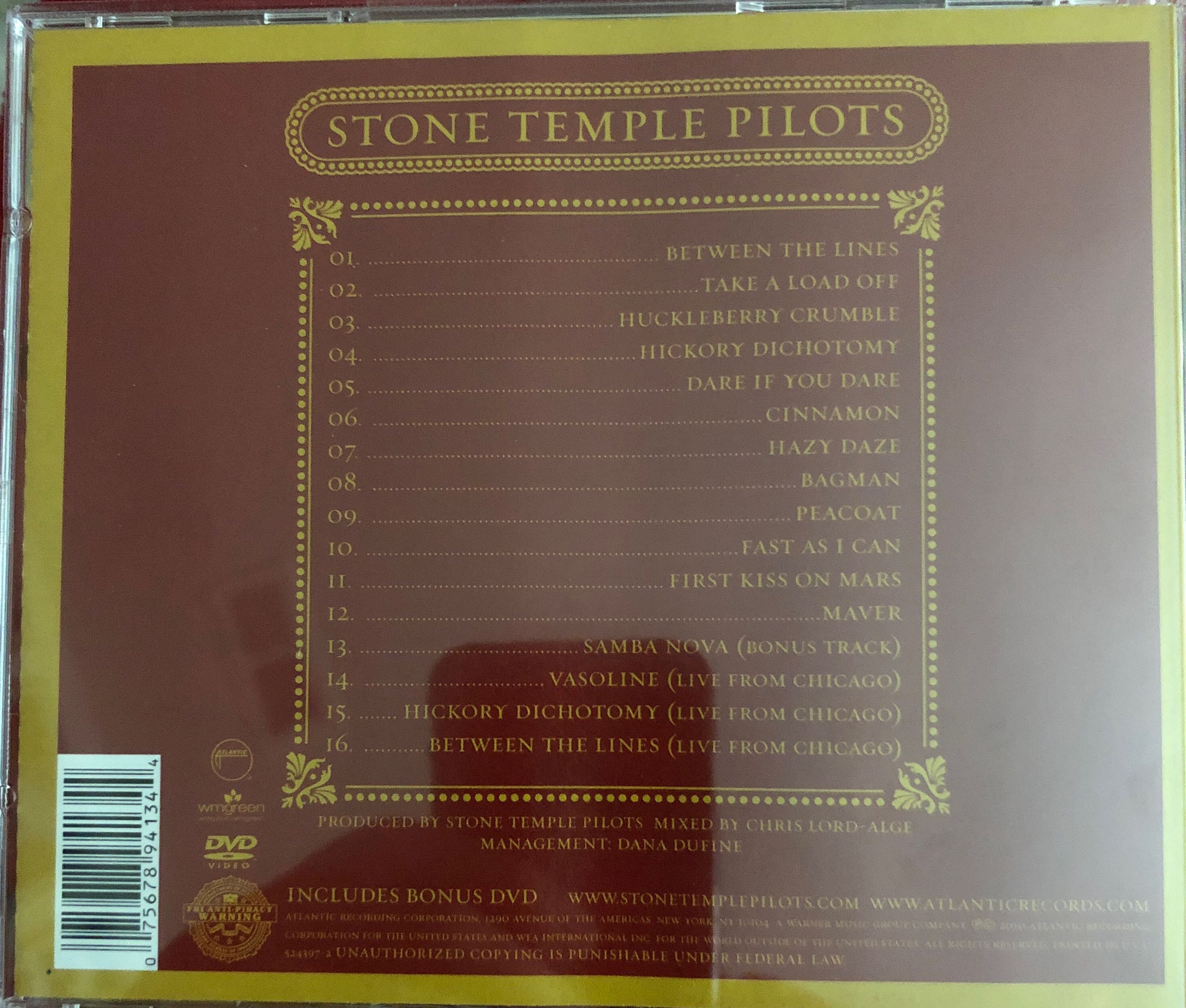 Stone Temple Pilots - Stone Temple Pilots (CD/DVD - 54) music collectible [Barcode 075678941344] - Main Image 2