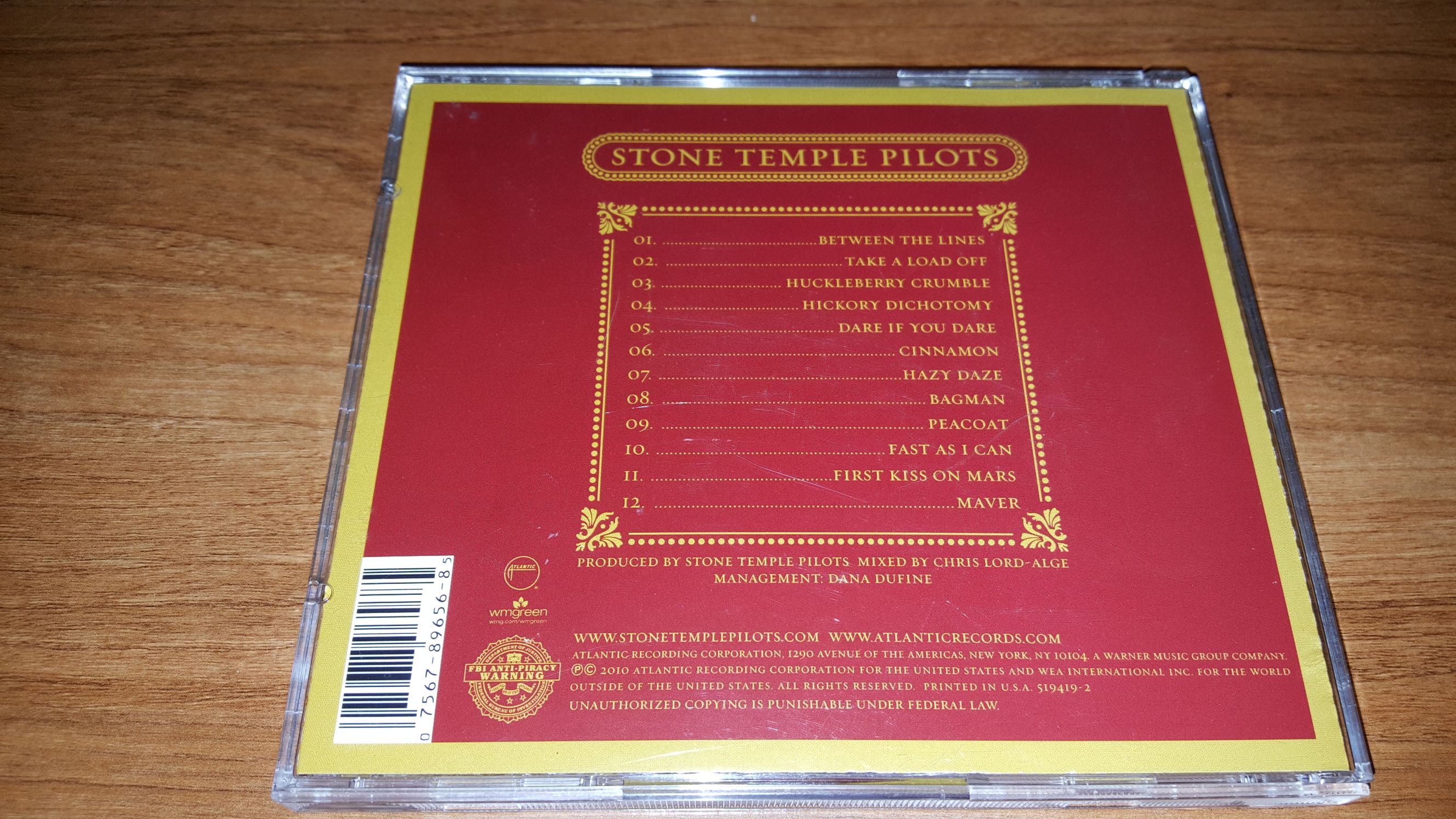 Stone Temple Pilots - Stone Temple Pilots (CD - 41) music collectible [Barcode 075678965685] - Main Image 2